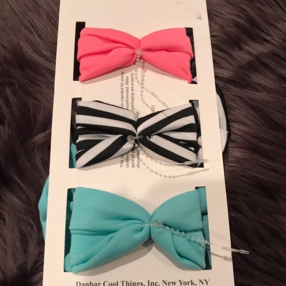 3 fabric headbands